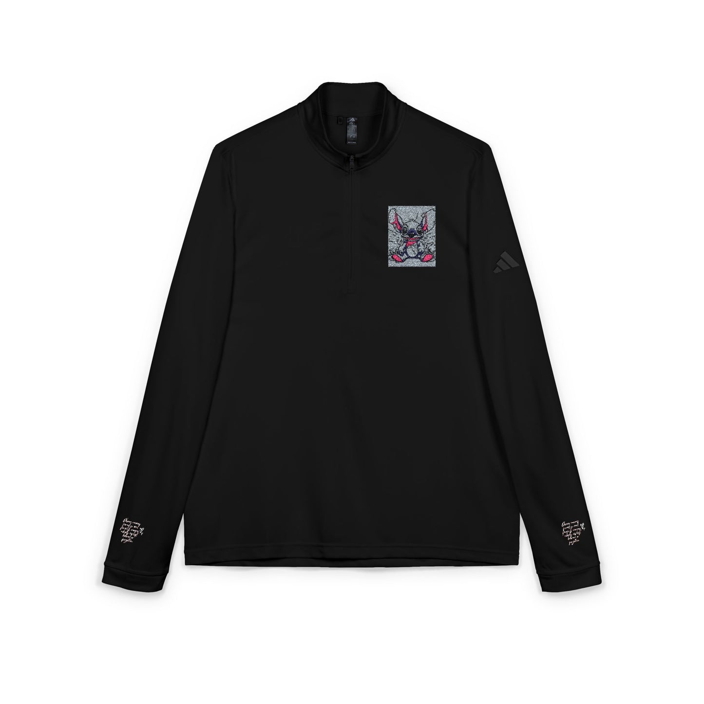 Adidas® Floral Quarter-Zip Pullover - Stylish Athletic Wear, Perfect for Outdoor Sports, Casual Wear, Gym, Gifts, Every Season