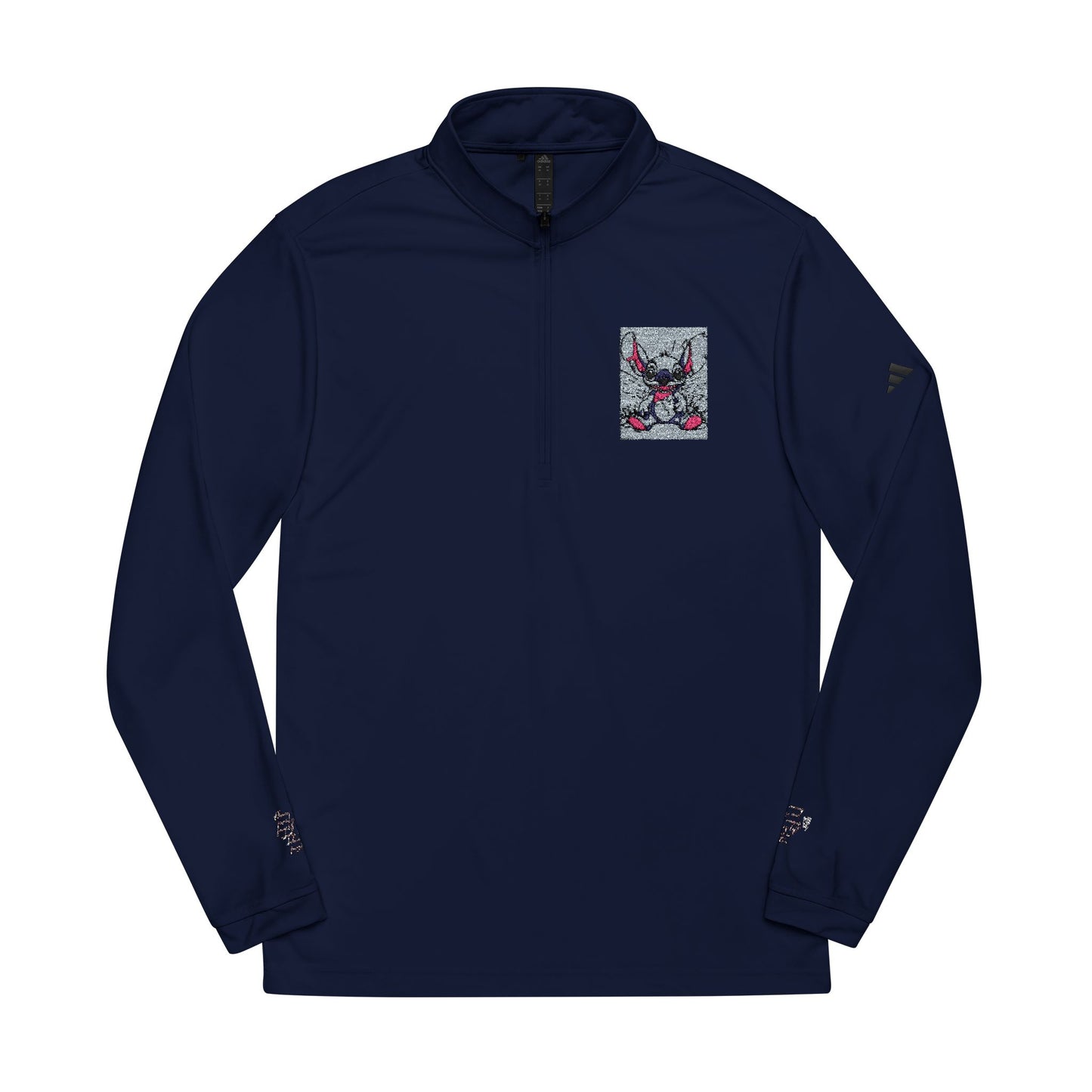 Adidas® Floral Quarter-Zip Pullover - Stylish Athletic Wear, Perfect for Outdoor Sports, Casual Wear, Gym, Gifts, Every Season