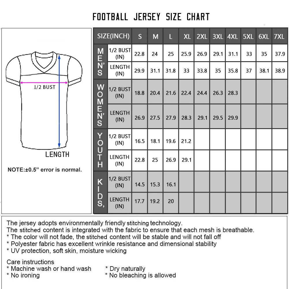 American Football Jersey Custom Navy White Gray Jersey Personalized Printed Team Name Number Quick-Dry American Football Shirt