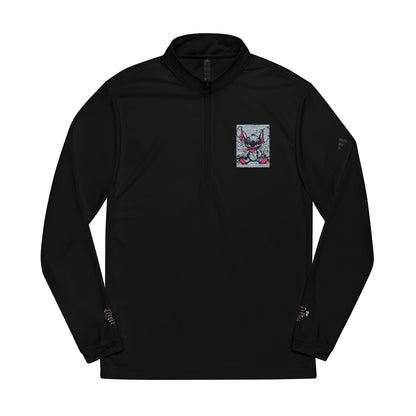 Adidas® Floral Quarter-Zip Pullover - Stylish Athletic Wear, Perfect for Outdoor Sports, Casual Wear, Gym, Gifts, Every Season