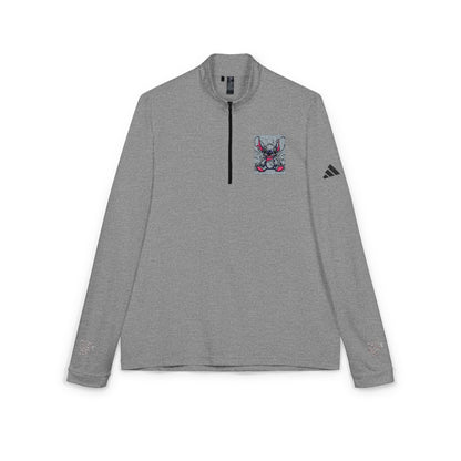Adidas® Floral Quarter-Zip Pullover - Stylish Athletic Wear, Perfect for Outdoor Sports, Casual Wear, Gym, Gifts, Every Season
